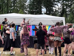 Anal Orgy Party 2025: Outdoor Group Sex & Squirting Orgy - Full HD Festival Fuck