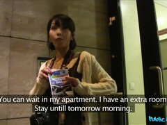 Amatööri, Aasialainen, Vessa, Ulkona, Pienikokoinen, Näkökulma pov, Julkinen, Teini