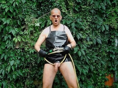 Enthousiasteling, Fetisj, Homo, Duits, Masturbatie, Buiten, Alleen