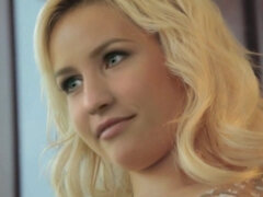 美女, デカパイ, ブロンド, 自家製, オナニー, 一人