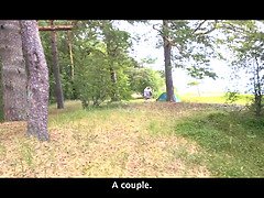 Kauniit, Hd, Ulkona, Näkökulma pov, Punapää, Venäläinen, Ajeltu, Laiha