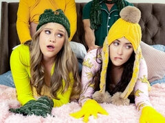 18 años, Culo grande, Verga grande, Mamada, Pareja, Cuadrupleta, Tetas naturales, Tetas