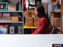 Achterkamer, Pijpbeurt, Hd, Kantoor, Realiteit, Mager, Tiener, Uniformpje