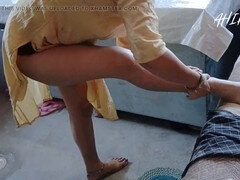 Zadek k puse, Bisexuální, Pár, Nohy, Indické, Kalhotky, Spandex