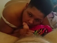 Duży kutas, Obciąganie, Erotyczne rozmowy, Ciemna karnacja, Kneblowanie