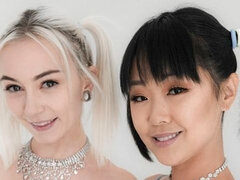 アナル, お尻, ブロンド, フェラチオ, バック, ハードコア, ティーン, 三人