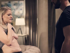 Szőke, Gépkocsi, Mélytorok, Szőrös, Kőkemény, Nyalás, Természetes mellek, Tini