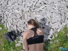 69, Dype svelg, Latina, Penger, Utendørs, Offentlig, Fitte, Barbert