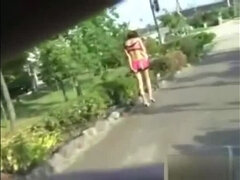 Amatör, Asiatisk, Japansk, Offentlig