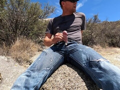 사정 샷, 수음, 야외의, 싸움, 혼자