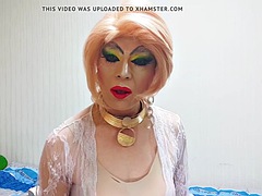 SISSY NICLO - SHEMALE - TRANSGENDER - HOT MAKEUP HORNY SISTER BLOWING ME CLEAR