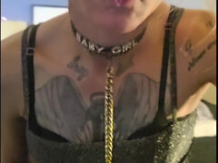 Filthy & Fine Trans Girl Playing with Cum, Her Own as Well as a Few Friends. Again!!!