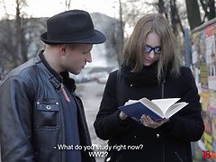 18, Obciąganie, Student, Okulary, Hd, Uwiedziony, Ogolona, Cycki