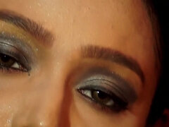 Shilpa Black Saree Fashion Shoot - Solo Indian Lady