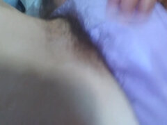 Grote kont, Bruinharig, Vies, Frans, Harig, Masturbatie, Slipje, Kut duiken