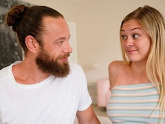 Pauzão, Loiroa, Boquete, Transar de quatro, Masturbação, Magrinha, Adolescente, Tetas