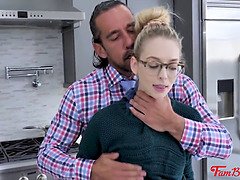 18, Pappa, Dotter, Hd, Liten och nätt, Mager, Tonåring, Tuttar