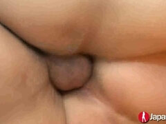 Petite Japanese Yukina Momose fucking two dicks