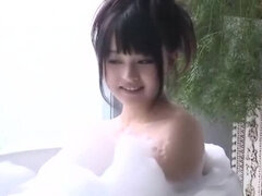 Cute flat chested Japanese Nozomi Aiuchi