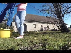 Amatéři, Pár, Džíny, Venku, Pissing