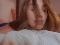 Gros cul, Sucer une bite, Tromperie, Gorge profonde, Robe, Bâillonner, Pov, Chevaucher