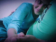 Desi teen schoolgirl in red bra rough fuck with Krish - tight pussy, moaning, huge cumload