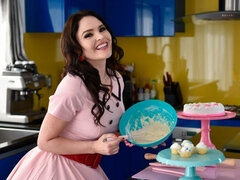 Hatalmas hátsó, Tekintélyes didik, Cumizás, Gesztenyebarna, Kézimunka, Érett feleség, Meztelen, Nuni