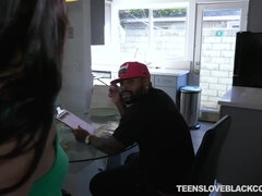 Røv, Stor røv, Store bryster, Sort, Pik sutte, Imellem racer, Fisse, Bryster