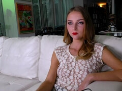 Tiny Cute Southern Macy JERK OFF SEX THERAPIST in OFFICE BIG LOAD BLOW FACE