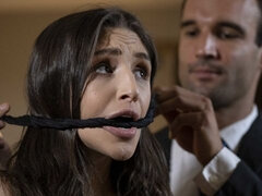 Suihinotto, Ruskeahiuksinen, Takaapäin, Alistaminen, Karvainen, Laiha, Teini, Tissit