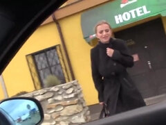 Amaterji, Velike joške, Rjavolaska, Busty, Avto, Okrogla, Zunaj, Prvoosebno snemanje seksa