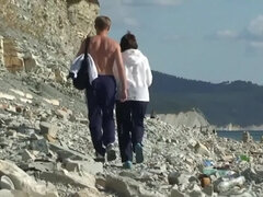 Playa, Acercamiento, Loco, Fetiche, Madres para coger, Nudista, Público, Adolescente