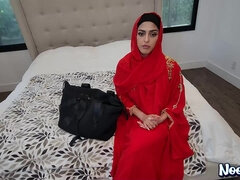 Stunning Busty Muslim Arab Hijab woman Fucked Hardcore
