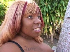 Hottest pornstar in incredible facial, black and ebony adult clip