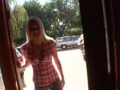 Sex all over the house with blonde Heather Starlet