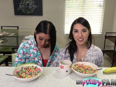 Aasialainen, Ruskeahiuksinen, Perhe, Hd, Lesbo, Orgasmi, Pillu, Tissit