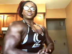 Thick muscle girl, fbb, big boobs