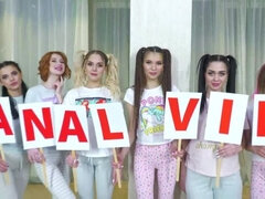 Анальный секс, Жопа, Кончили внутрь, Двойное проникновение, Сперма на лице, Жесткий секс, Тощие, Молоденькие