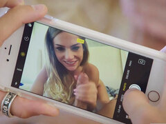 Blonde, Sucer une bite, Tromperie, Tir de sperme, Faciale, Hard, Hd, Adolescente