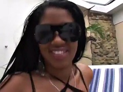 Black slut Christina Mayer takes two videos in her mouth big black, big black, black cock
