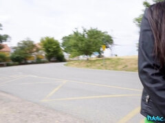 デカチン, フェラチオ, 茶髪の, 衣服着たままセックス, アウトドア, ハメ撮り