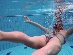 18, 페티쉬, 풀, 공개적인, 러시아인, 혼자, 청소년, 수중