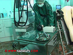 Medical clinical girl-on-girl operating theatre play