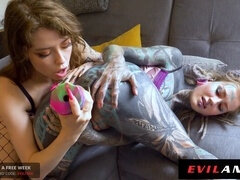 Anal, Avsugning, Europeisk, Gapande, Tatuering