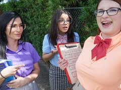 Grosser arsch, Grosser schwanz, Grosse titten, Hundestellung, Gruppe, Natürlichen titten, Dürr, Titten