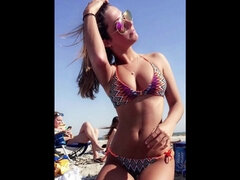 Store bryster, Bikini, Lækker, Samling, Kvinde, Solo, Teenager, Bryster