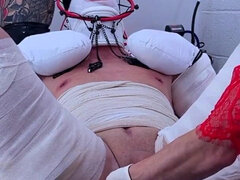 Bondage disciplina dominação submissão sadismo e masoquismo, Bondagebeldade, Mulher dominante, Punhos, Látex