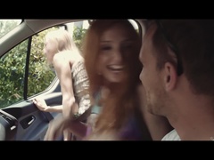 Dormitorio, Rubia, Coche, Sexo duro, Besar, Lesbiana, Natural, Coño