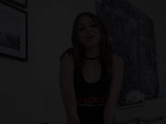 Naughty Riley Reid Deep Throat Challenge