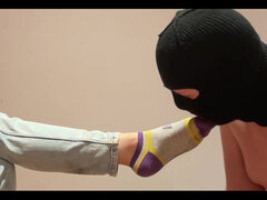 Leie, Sporthalle, Herrin, Sklave, Socken